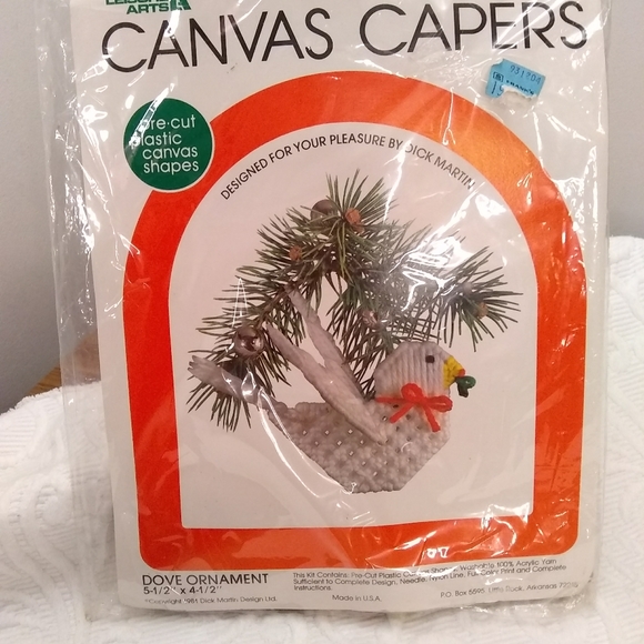Canvas capers dove ornament kit - Picture 1 of 6